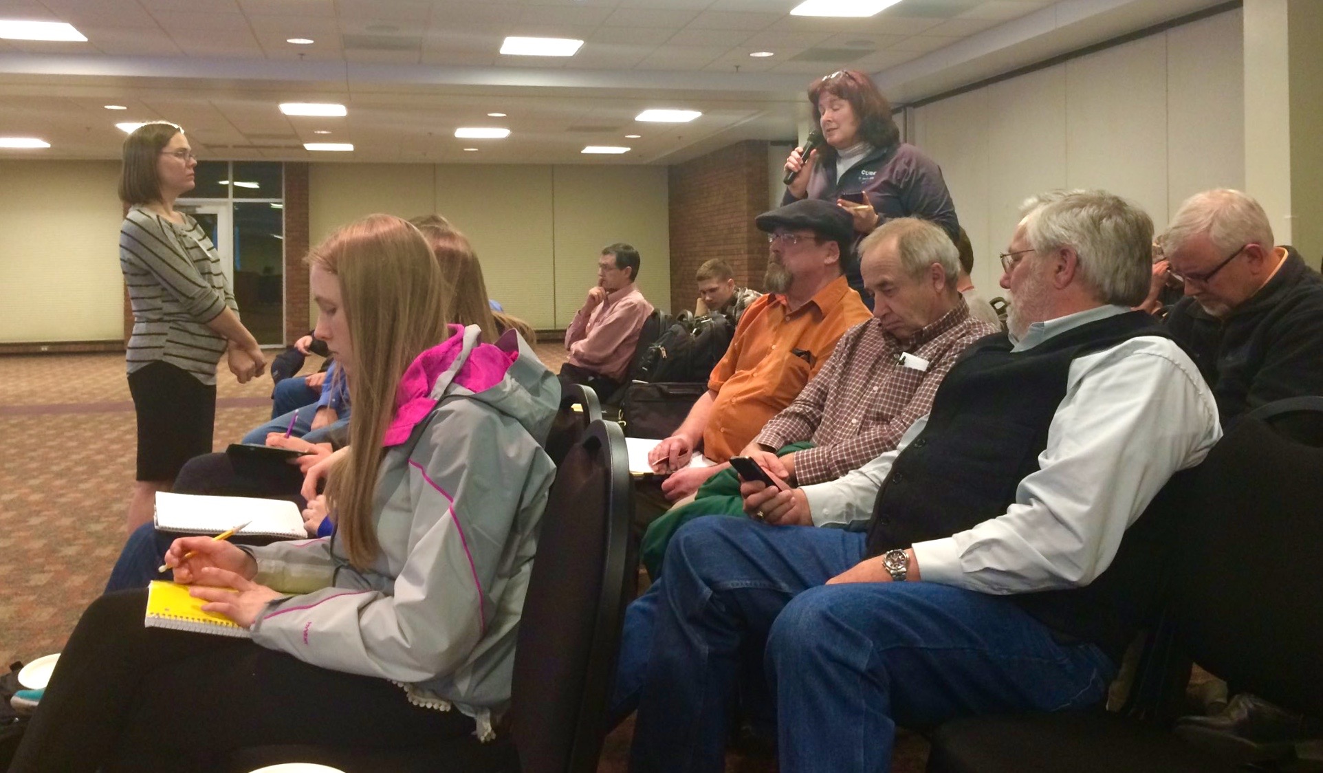 Marshall Clean Power Plan Listening Session. Photo by Amanda Smith, MPCA Air Policy Planner, Twitter.