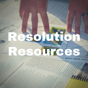 Resolutions Resources button