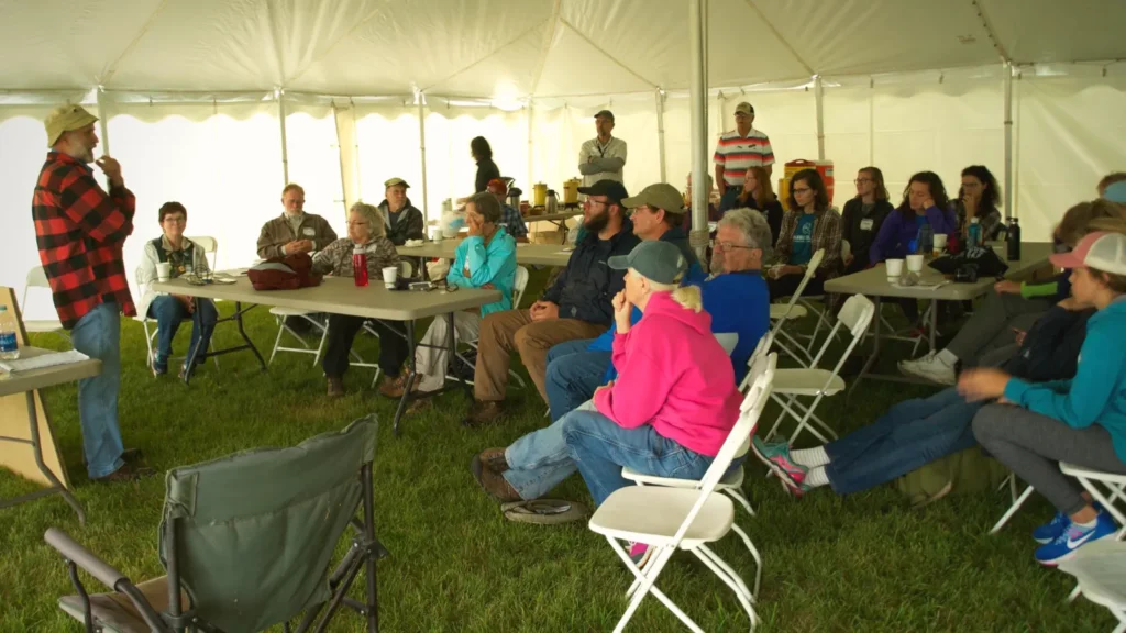 Duane Ninneman, CURE's Executive Director presenting "A Short History of Big Stone Lake."