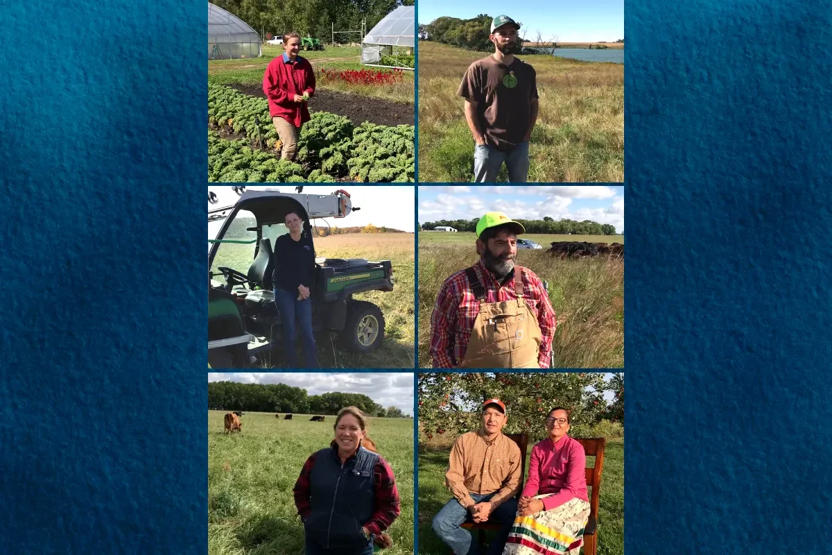 Sharing Stories: Growing Relationships with the Land Participants in a grid