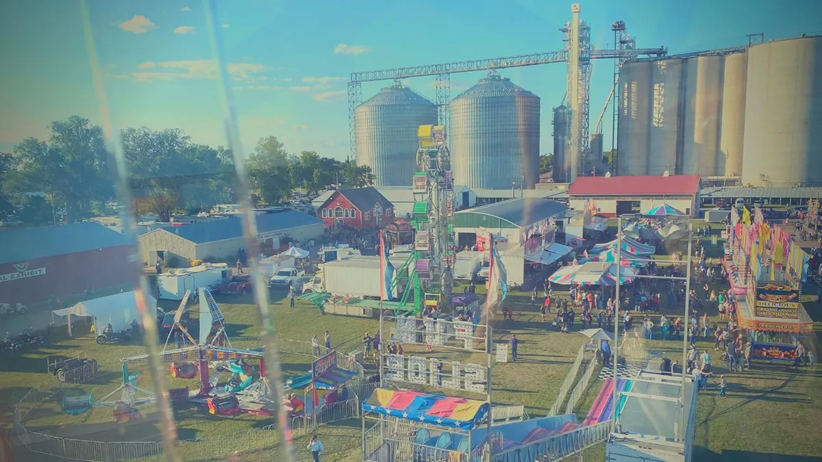 Fairgrounds from above