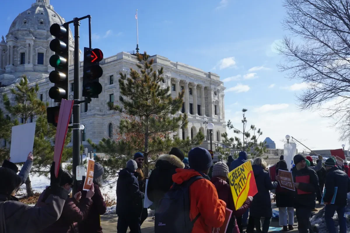 Rise + Repair Marchers at the State Capitol