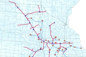CO2 Pipeline Map