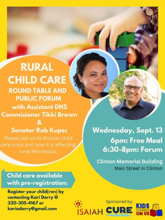 rural child care round table flier