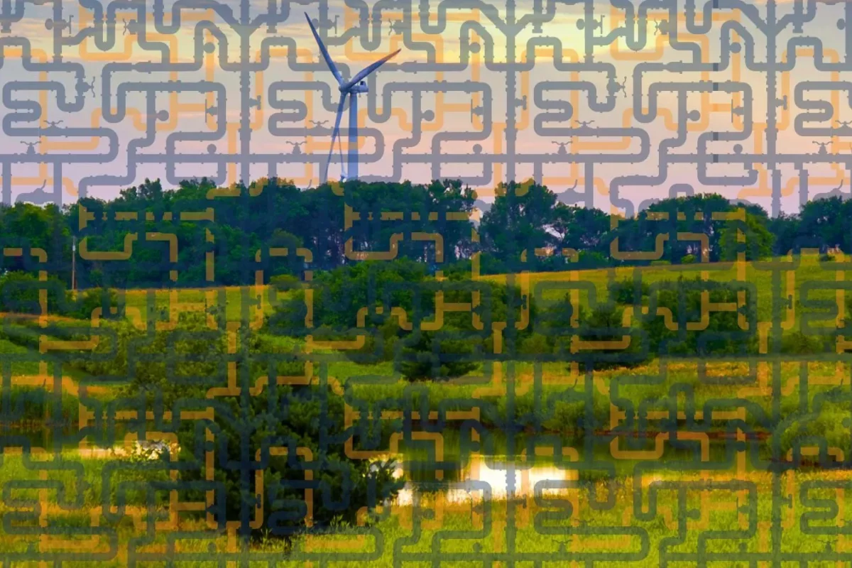 Windmill on Prairie