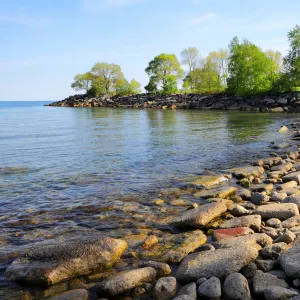 Lake with Rocky Shore