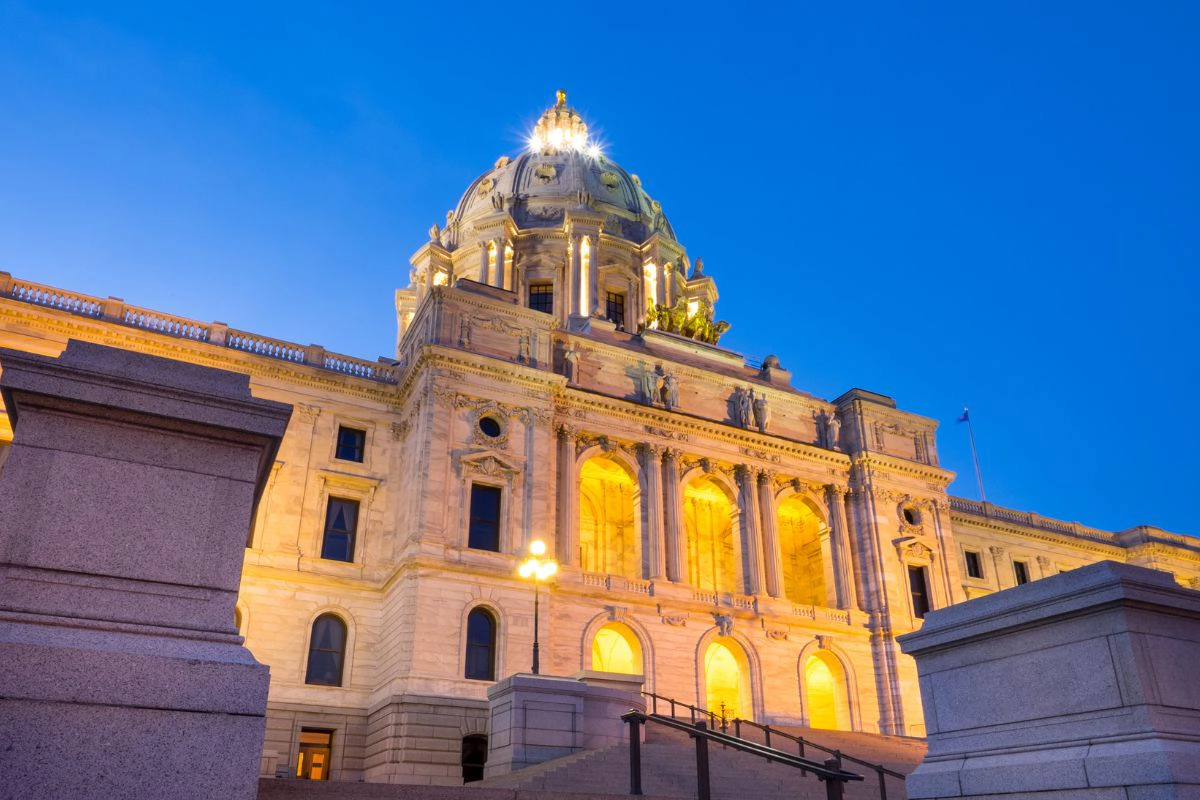 MN State Capitol at Night