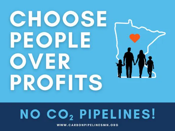 Choose People Over Profits Sign