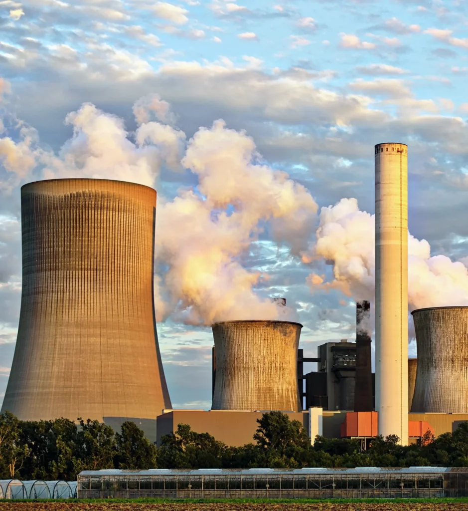 Pollution Emitting from a Power Plant