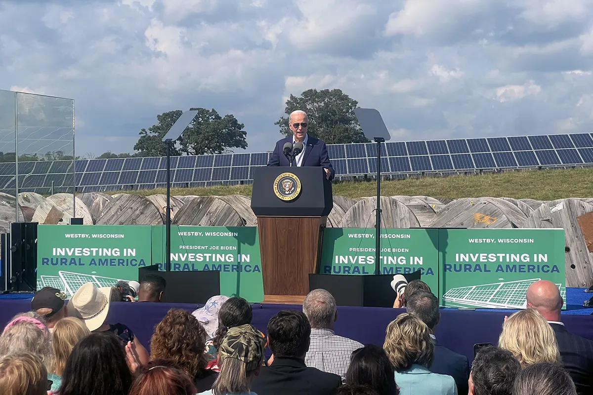 Biden Announces New ERA Finalists to Crowd