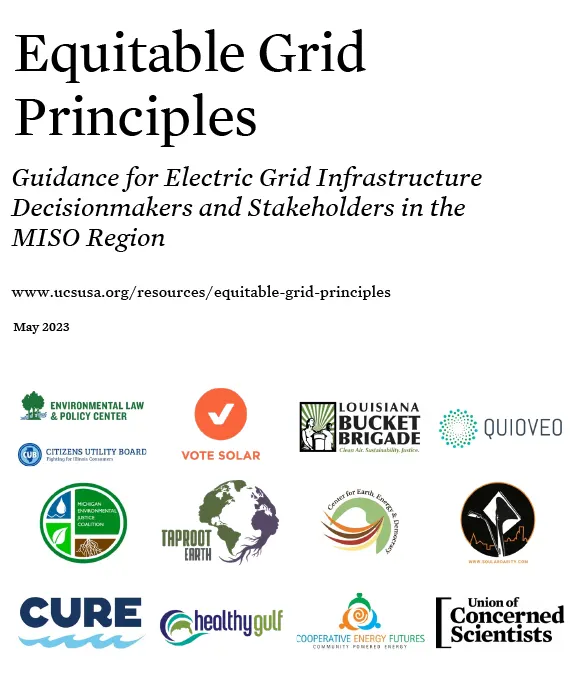 Equitable Grid Principles cover