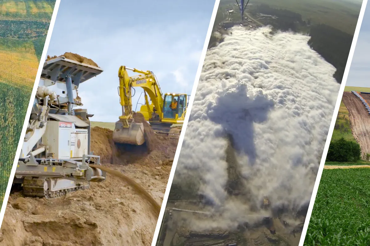 Pipeline Related Photo Collage