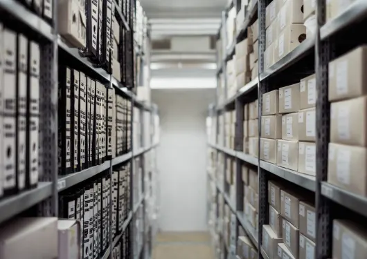 Aisle of Document Storage