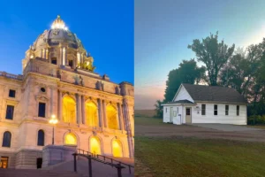 MN State Capitol and Township Building