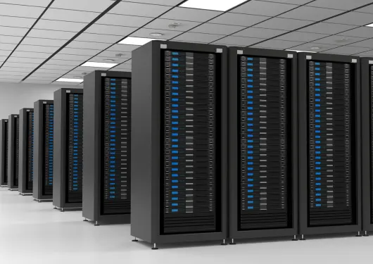 Room full of data servers