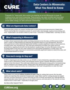 Data Centers in MN Factsheet
