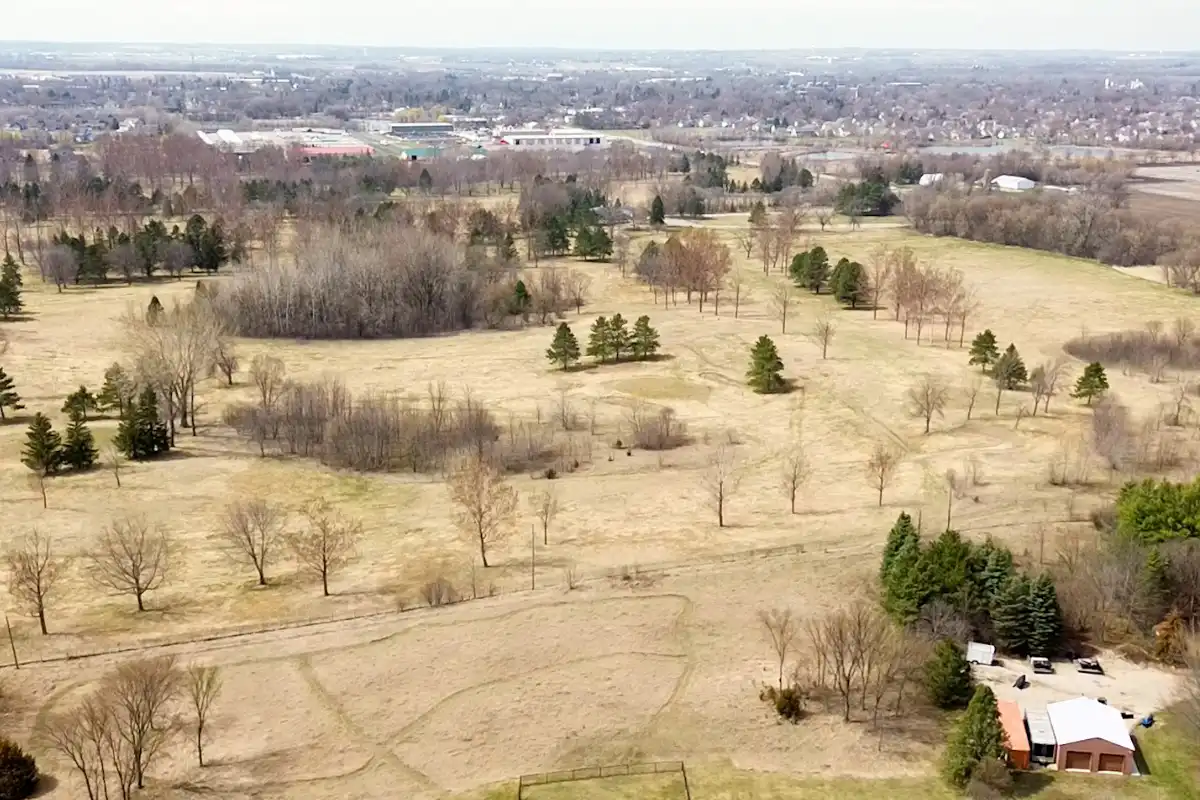 Aerial image of the proposed Farmington, MN Hyperscale Data Center Site