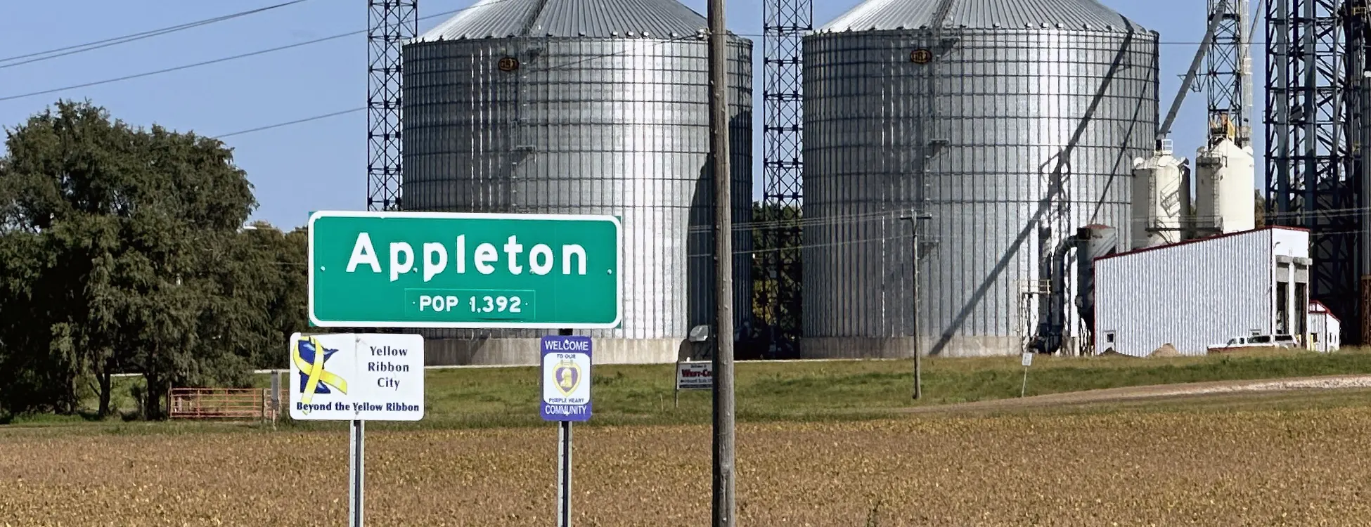 Appleton Population Sign